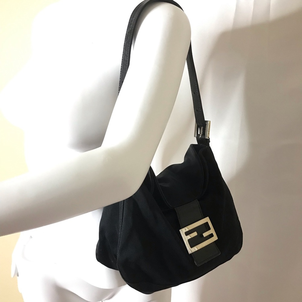 Fendi Black Baguette Bag